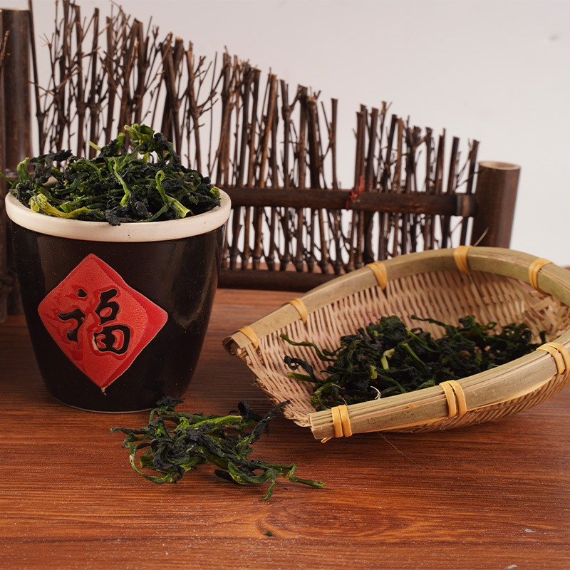 ผักก้านสีเขียวแห้ง ผักก้านสีเขียวแห้ง