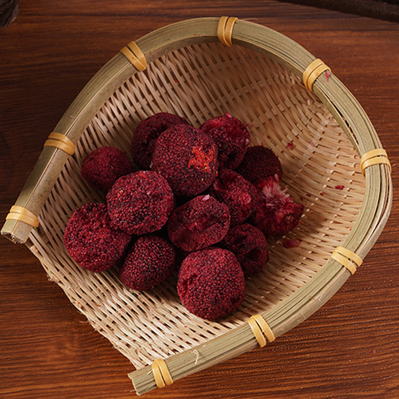 แช่แข็งสีแดงเบย์เบอรี่แห้ง แช่แข็งสีแดงเบย์เบอรี่แห้ง